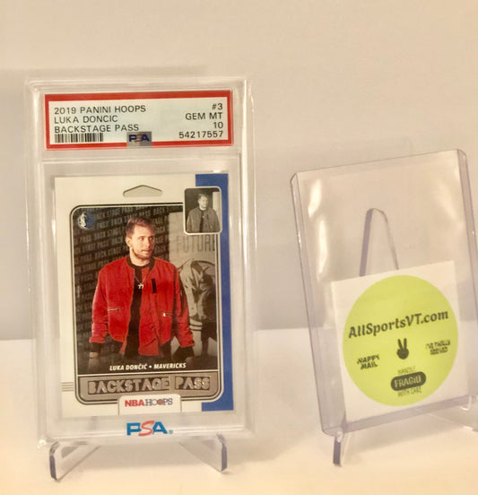 Luka Doncic PSA 10 - 2019 Hoops Backstage Pass