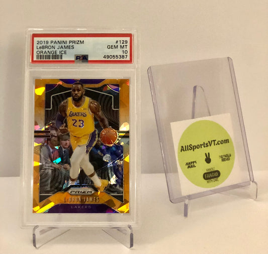 LeBron James PSA 10 - 2019 Prizm Orange Ice