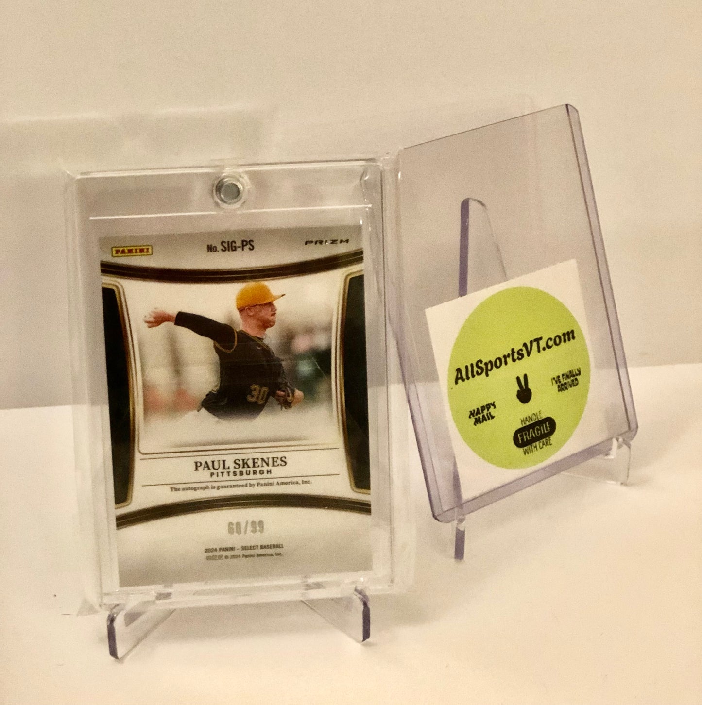 Paul Skenes - 2024 Select RC Autograph Red Prizm #60/99
