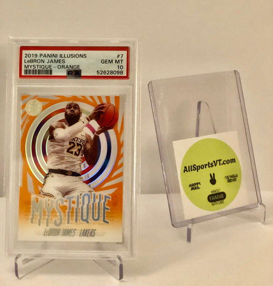 LeBron James PSA 10 - 2019 illusions mystique orange
