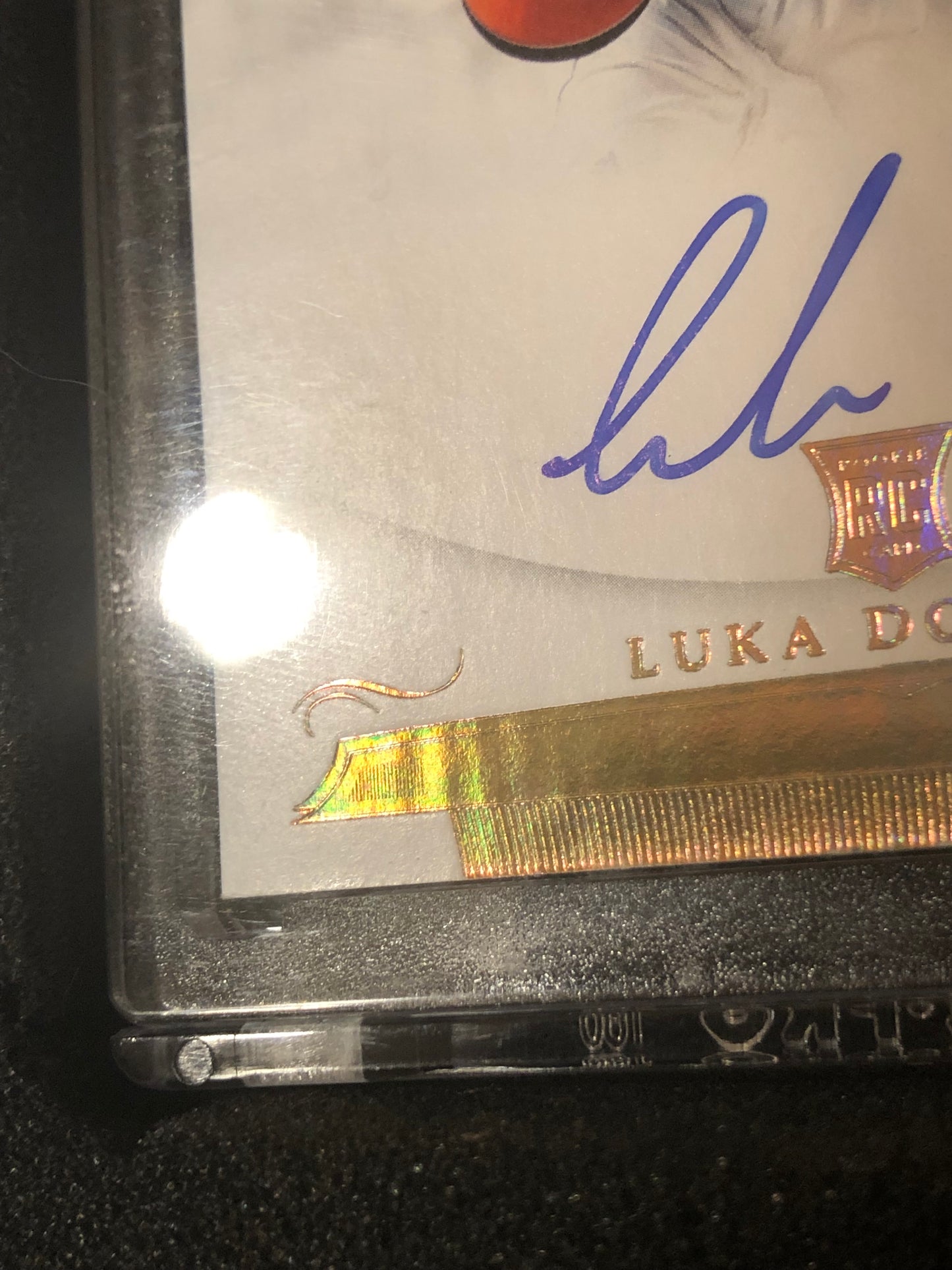 Luka Doncic 2018 Flawless Collegiate Rookie Autographs Gold Jersey Number 7/10 Panini Factory Sealed. 2nd Owner. Purchased in 2018.