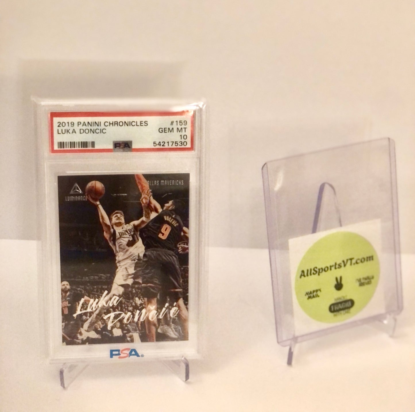 Luka Doncic PSA 10 - 2019 Chronicles Luminance