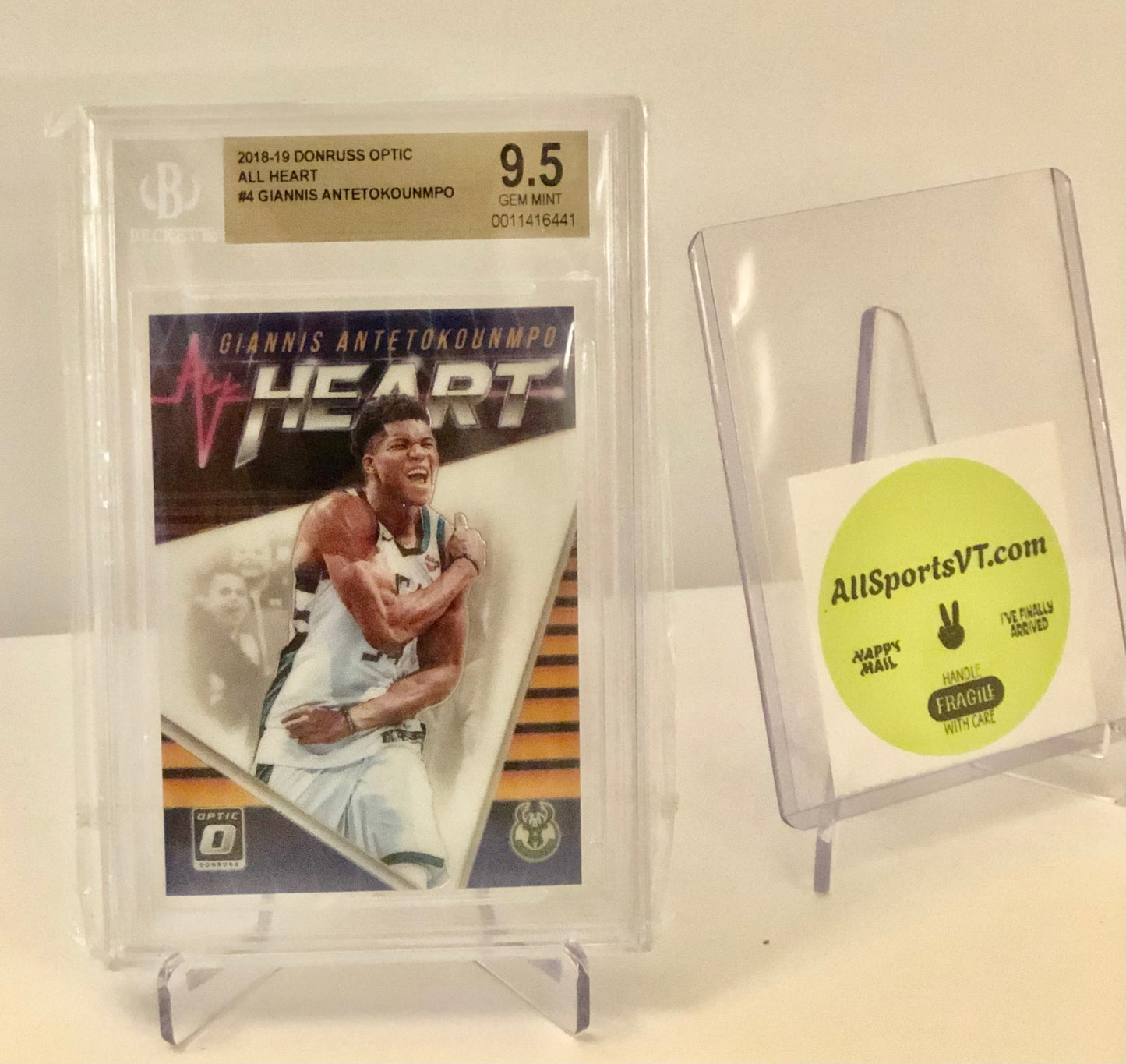 Giannis A. BGS 9.5 - 2018 Optic      All Heart