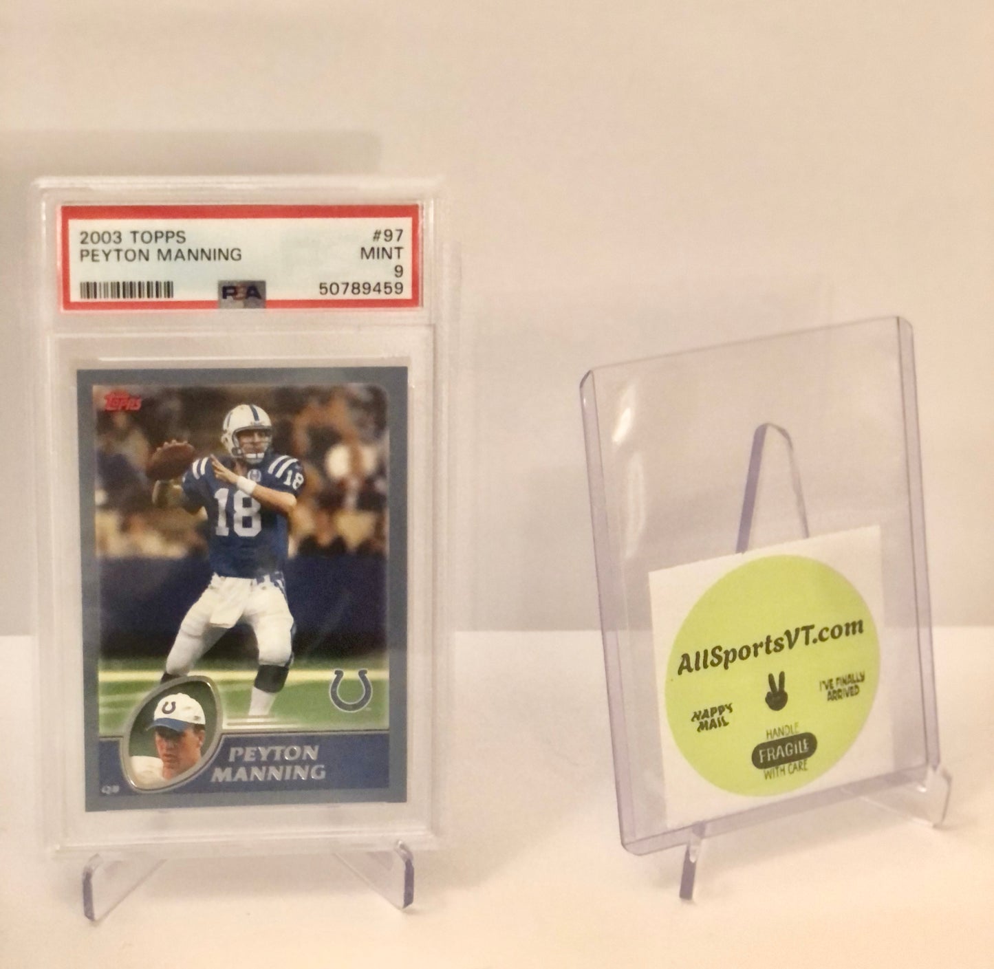 Peyton Manning PSA 9 - 2003 Topps