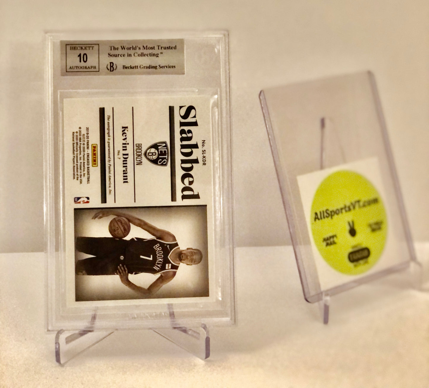 Kevin Durant BGS 9 Auto 10 - 2019 Encased Slabbed Signatures #36/49