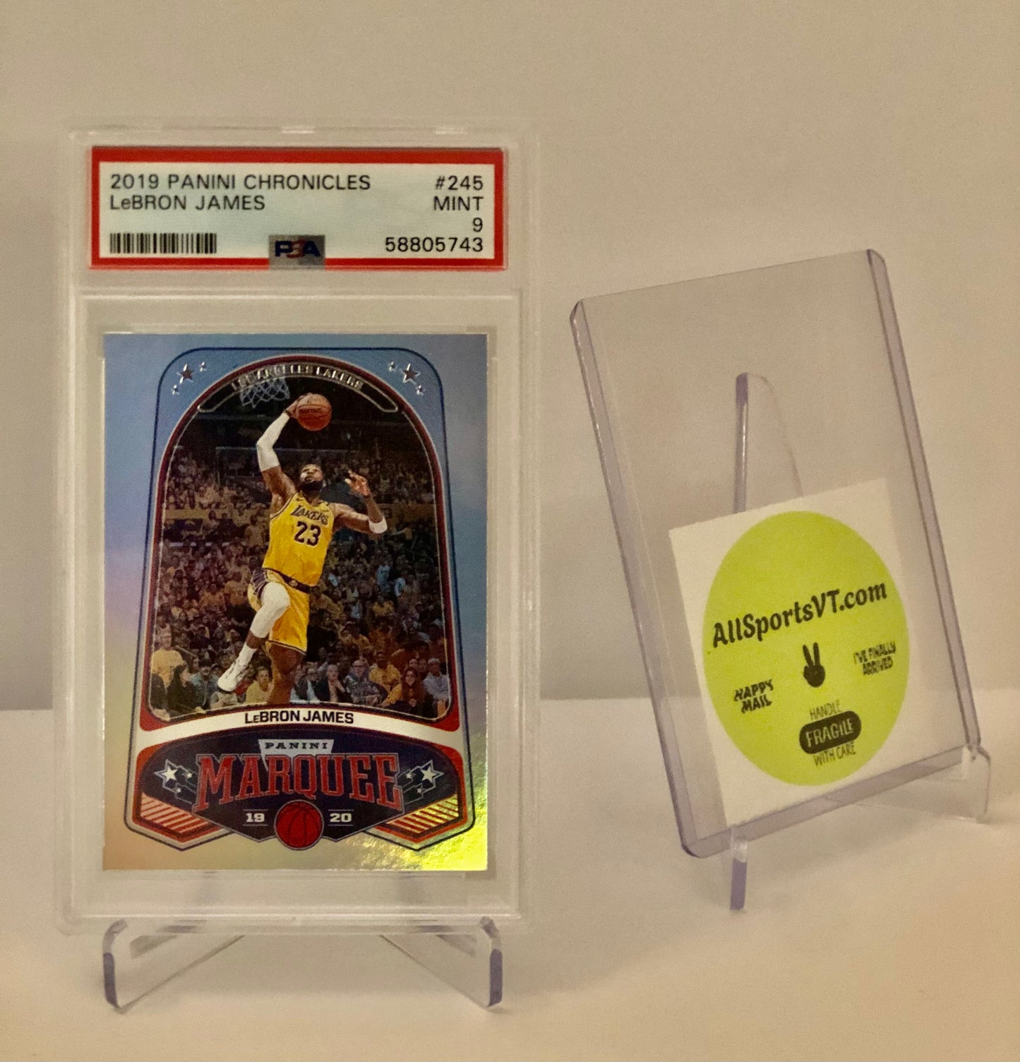 LeBron James PSA 9 - 2019 chronicles marquee