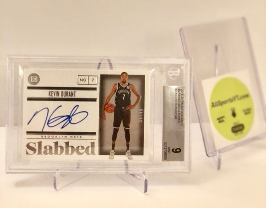 Kevin Durant BGS 9 Auto 10 - 2019 Encased Slabbed Signatures #36/49