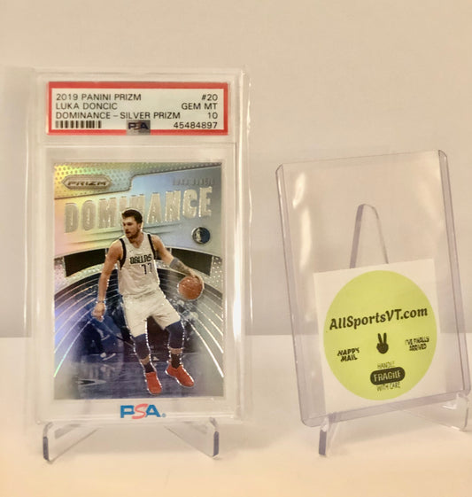Luka Doncic PSA 10 - 2019 Prizm Dominance Silver Prizm