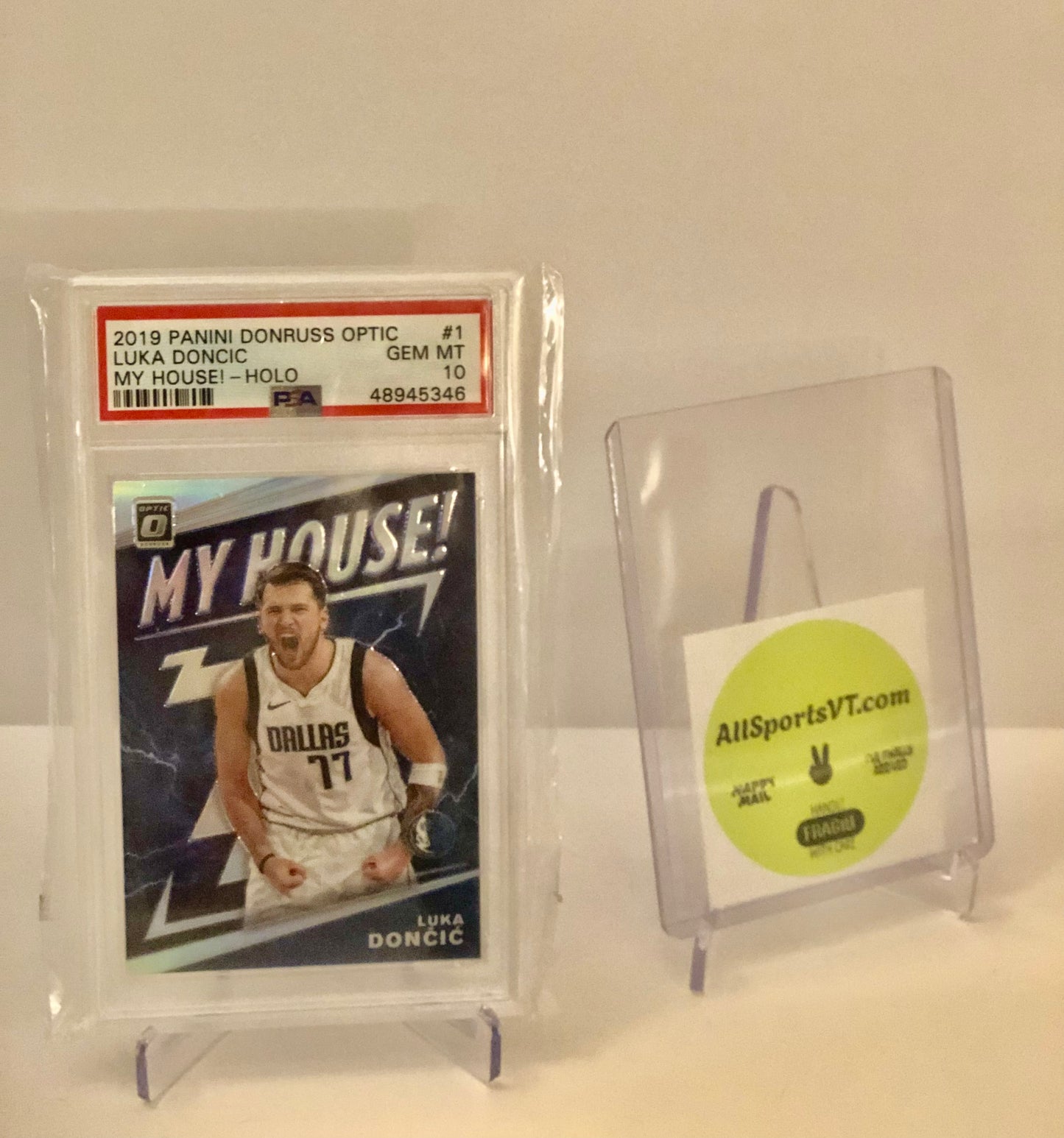 Luka Doncic PSA 10 - 2019 Optic My House! Silver Holo
