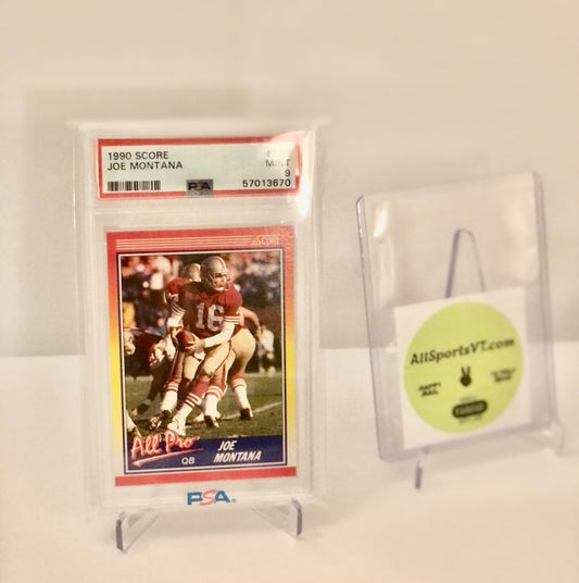 Joe Montana PSA 9 - 1990 Score