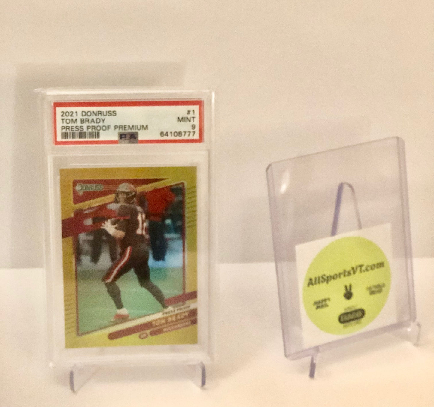 Tom Brady PSA 9 - 2021 Donruss Press Proof Premium